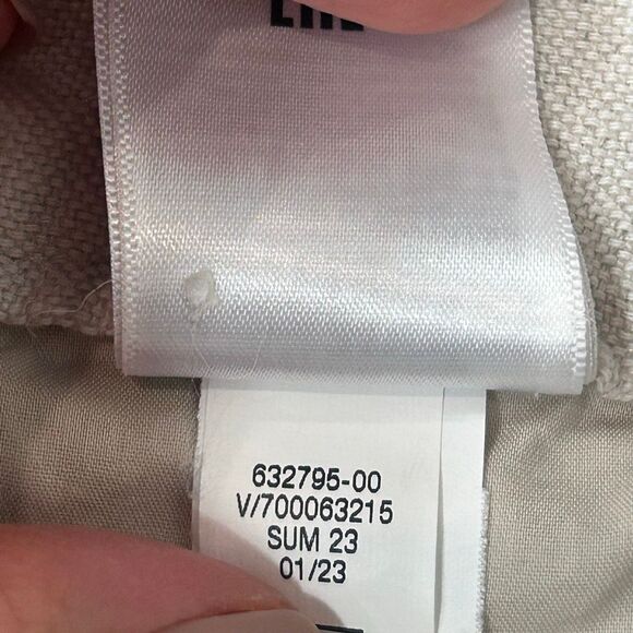 Banana Republic Shorts Women  6 Beige Linen High Rise Pleated Belted side Buckle - Picture 16 of 16